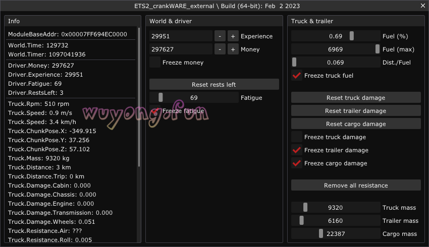 Euro Truck Simulator 2 欧卡2 免费外部辅助 v1.46
