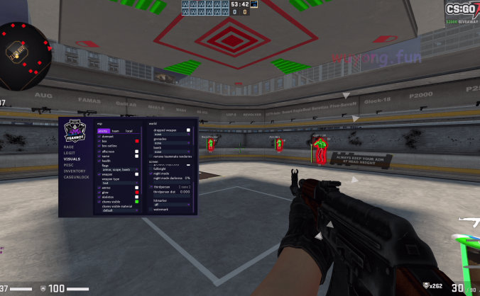 CSGO YeahNOT 暴力 合法 透视 杂项 皮肤