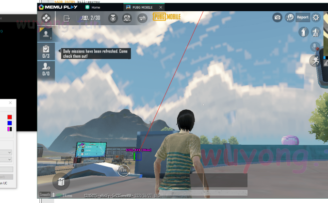 PUBGM Kuro Hack 免费辅助 透视 子弹追踪 [支持LDPlayer、MEmu、BlueStacks]