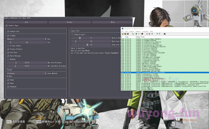 APEX r5raped 免费辅助 自瞄 | 透视 | 加速 | 雷达 | 无后座