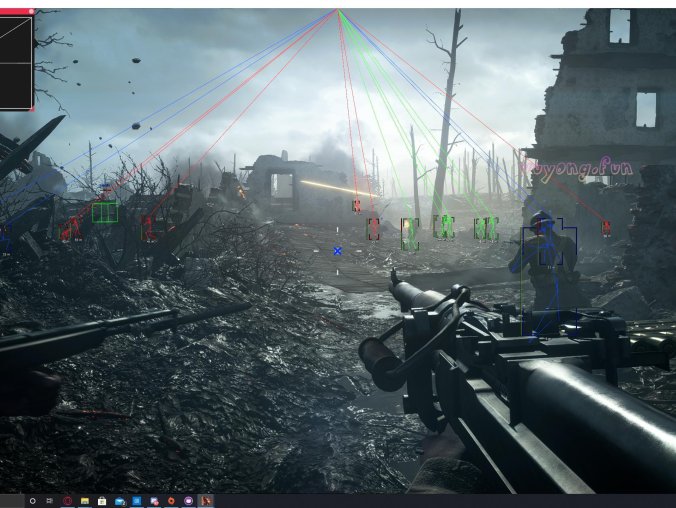 BF1 战地1 免费辅助 自瞄 | 视觉 | 杂项 | 雷达 | 颜色 | 设置 v2